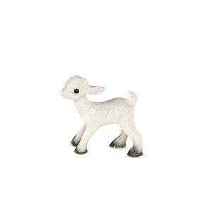 Hagen Renaker Mini Saanen Goat Kid Miniature Figurine Tiny Farm Animal